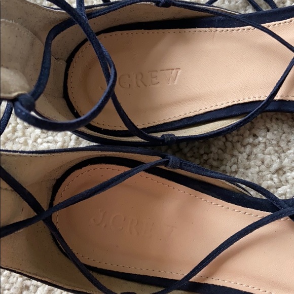 J. Crew lace up strappy pointed flats - 8 - Picture 3 of 8